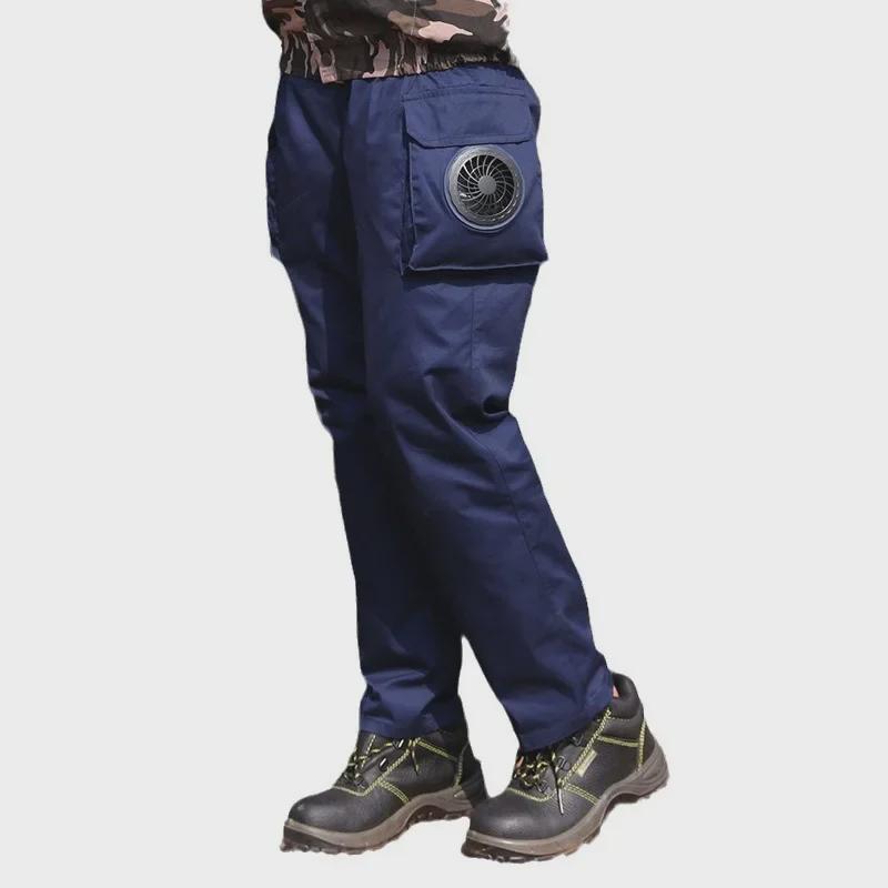 Men's Summer Cooling Overalls with Built-in Fan