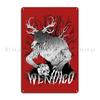 Colors of the Wendigo Wendigogo Metal Sign Iron  Wall Decor Cinema Mural Club Tin Sign Poster
