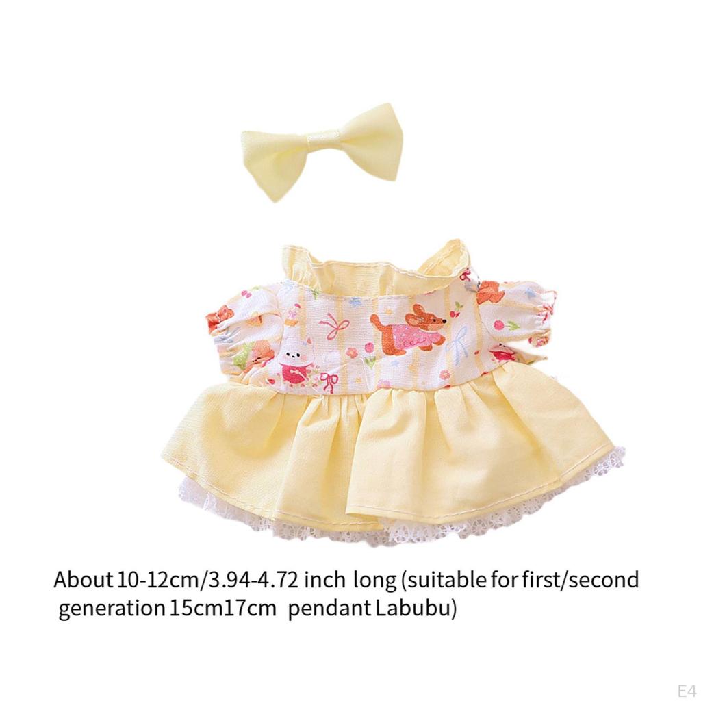 15-17cm Plush Doll Clothes Cartoon, Stylish,Costumes,Dress up,Doll Clothing Stuffed Animals