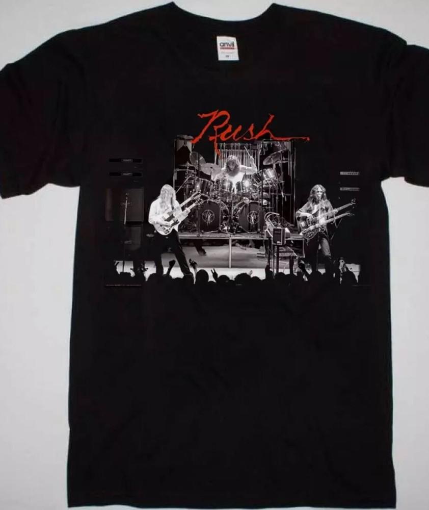 Rush Classic Rock Live T-Shirt Tee Unisex Short Sleeve Full Size S-5XL Unisex T-Shirt S