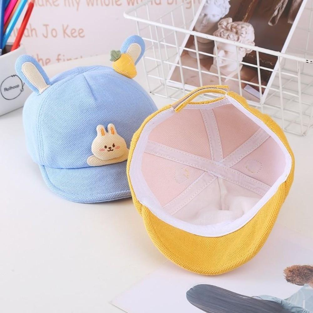 Cartoon Rabbit Ears Cartoon Peaked Hat Soft Brim Sun Hat Cute Sunshade Visors  Boys Girls Kids