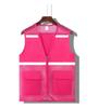 Gilet Estivo in Rete Personalizzato con Tasche - Camicia Traspirante per Attività di Volontariato