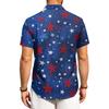 Men's Casual Short-Sleeve Collared Shirt