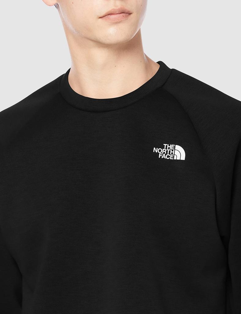The North Face Tech Air Sweat Stretch Size M Crew, Men's Anti-Static, Black,