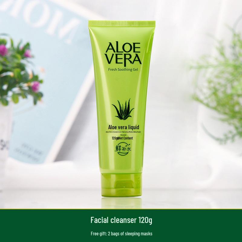Aloe Vera Pure Essence Skincare Set: Hydrating and Refreshing Water Lotion & Cream Bottle of Essence