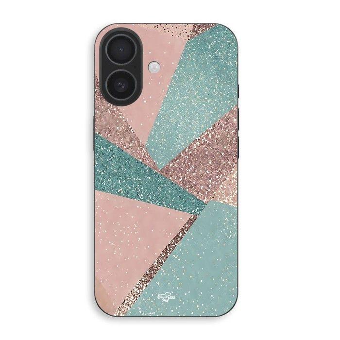 Coque de téléphone - MANIACASE - Iphone 16 - Silicone - Souple - Abstrait vert marron