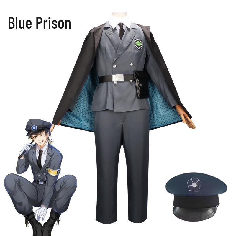 

Blue Lock Yoichi Isagi, Meguru Bachira, Kuni, Jin, Chigiri, Hyoma Cosplay Guard Trench Coat Uniform Jacket M