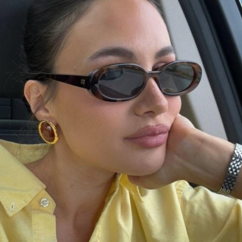 Sexy Small Oval Women Sunglasses Woman Fashion Cat Eye Design Sun Glasses FemaleRetro Sunglass Colorful Shade Eyewear