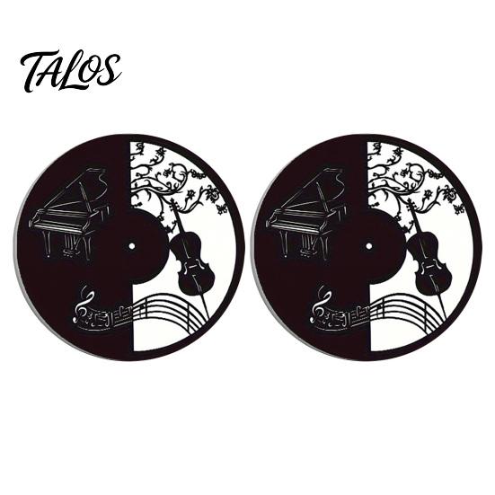 Spill-proof Car Coaster 2PCS Coasters, Easy Clean Round Cup Holder, Wear-Resistant Accessory Decorative for Desktop Home Bar Kitchen Travel