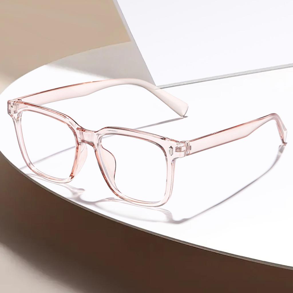 Transparent Square Computer Glasses Frame Women Men Anti Blue Light Rectangle Eyewear Blocking Optical Spectacle Eyeglasses