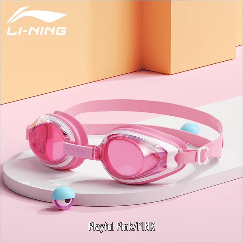LI-NING Kids HD Anti-Fog Swimming Goggles