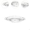 4 Pieces Dessert Bowl Banana Split Bowls Ice Cream Fruit Acrylic Material Ergonomic Boat