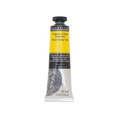 Oil Paint - Sennelier - Cadmium Lemon Yellow - 40ml - Yellow Color - Advanced Level