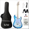 New 7 Colors Single Dual Pickup Electric Guitar Downregulation Performance Practice Beginner Guitar