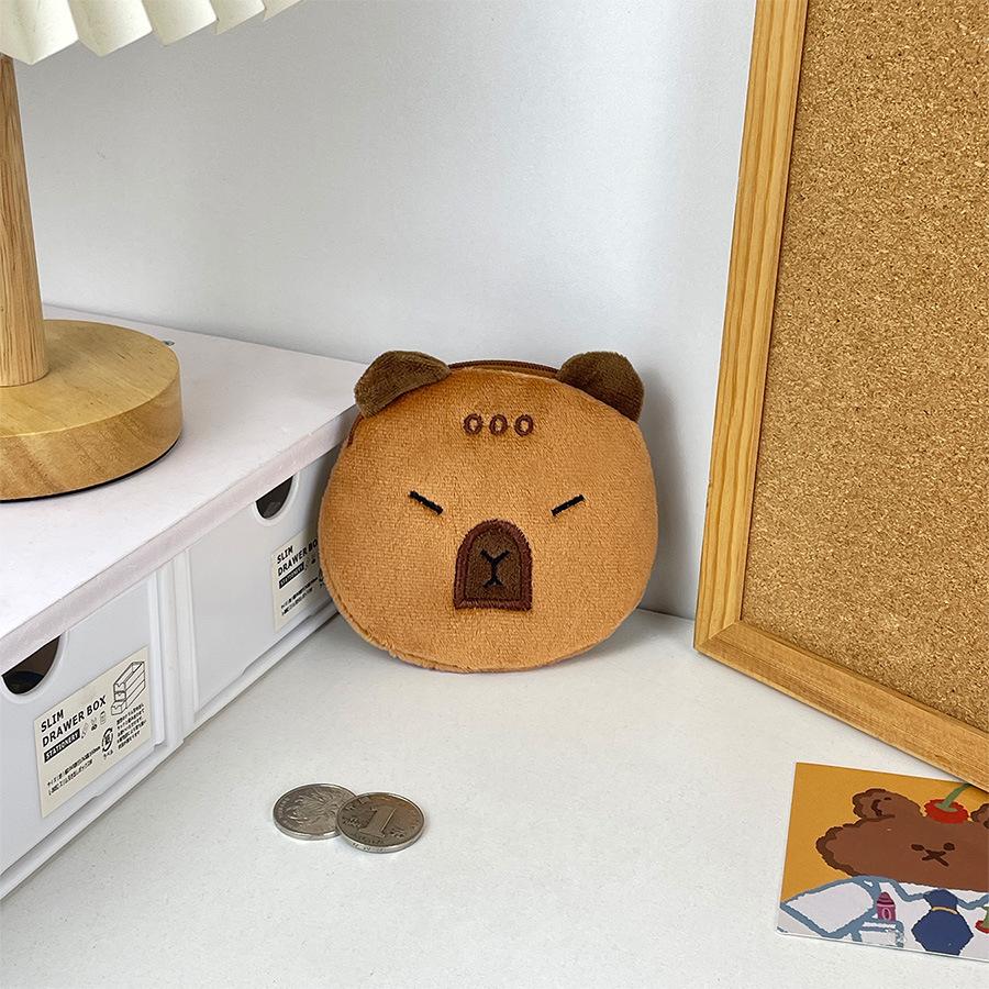 

Kapibala Plush Doll Bubble Capybara Wagging Tail Capybara Toy Doll Pack Keychain Pendant about 15cm high