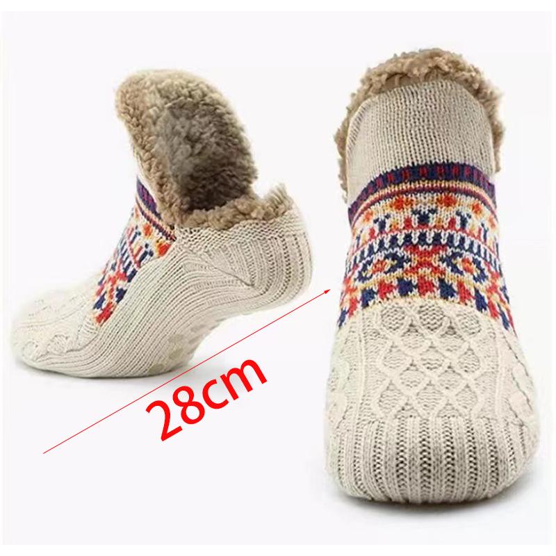 Winter Floor Socks Home Warm Women Men Snow Socks Sleep Carpet Slippers Sock Non-slip Socks