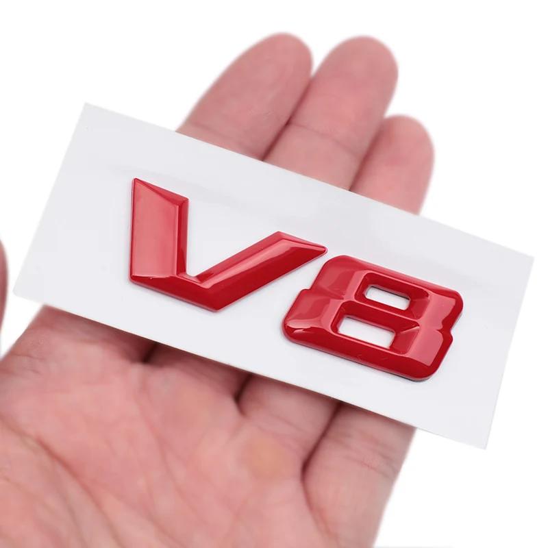 3D ABS Chrome Letters Car Fender Badge Sticker V12 V8 Emblem Logo For Mercedes Maybach S600 W222 S500 W140 CL600 M275 CLS63