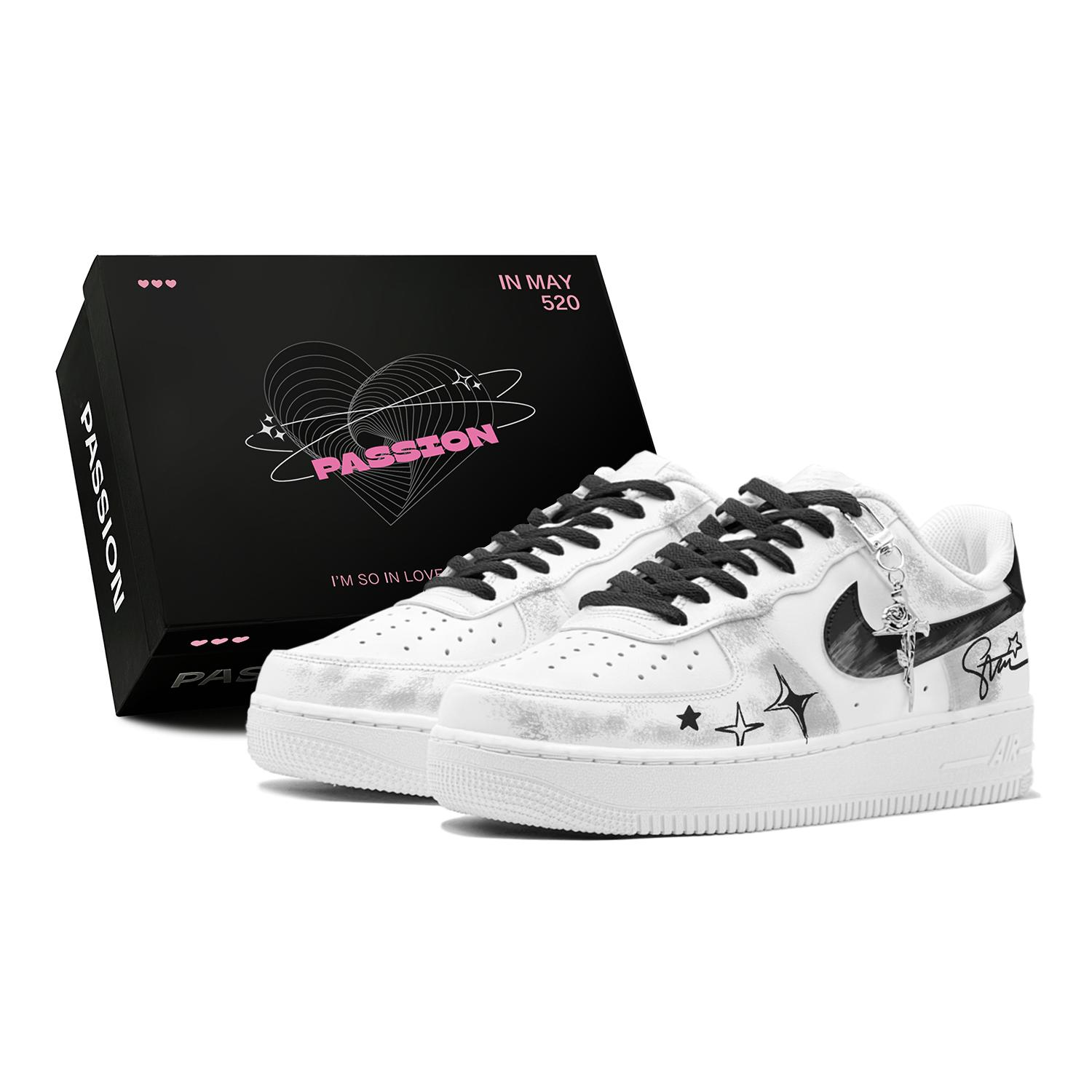 

Nike Air Force 1 Air Force 1, Preppy Style, Xingji Wander, Individual Fashion Low top Casual Skate Shoes Men s CW2288-111(TeamS3-S-BOX) 44.5