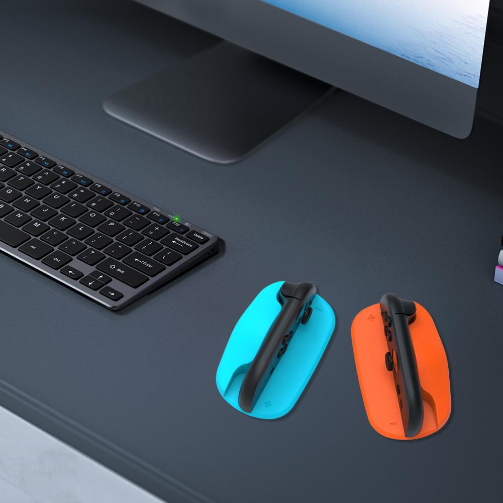 2Pcs Gaming Controller Mouse Stand Portable Mice Base Controller Mouse Dock For Nintendo Switch 2 Joy-Con Gaming Accessories