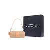 Coach Nolita 20 Classic Monogram Zip Closure Fabric And Leather Shoulder Tote Bag Small Women Handbags Light-Orange CU003-SVS9W