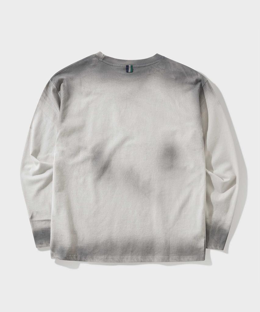 FFEFF STUDIO Vintage Washed Named Long Sleeve T-Shirt (Ivory)