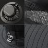 Unisex Outdoor Wide Brim Sun Hat with Fan for Hiking Camping Summer Comfortable Llightweight Rechargeable Cooling Cap