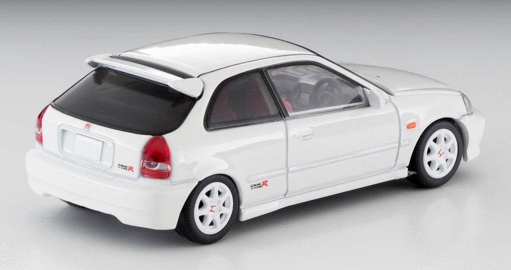 Tomytec Tomica Limited Vintage Neo Scale Honda Civic Type R 1999 White First Order Limited Finished Product 1/64 LV-N165c (Manufacturer's Edition)