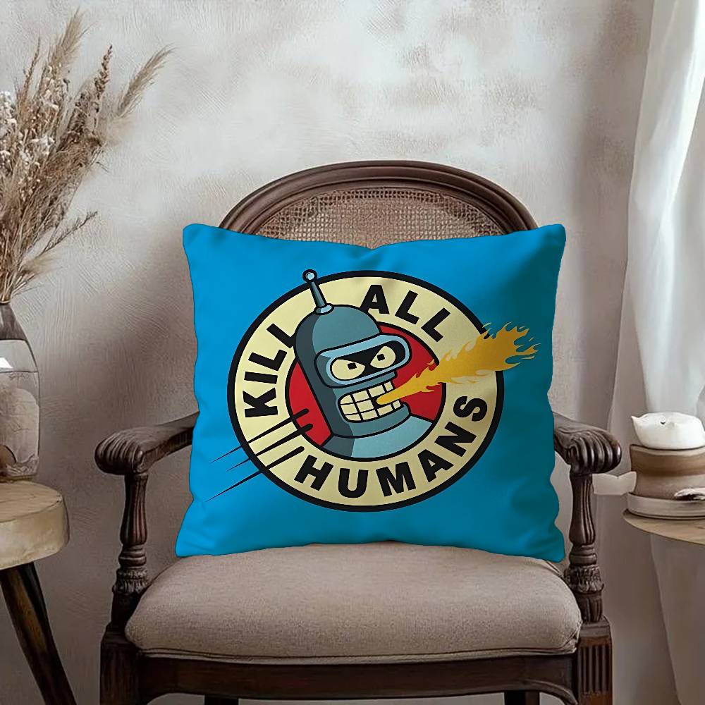 F-Futurama Pillowcase toon Gift Cushion Cover Bedroom Home Sofa Chair Seat Decor pillow case