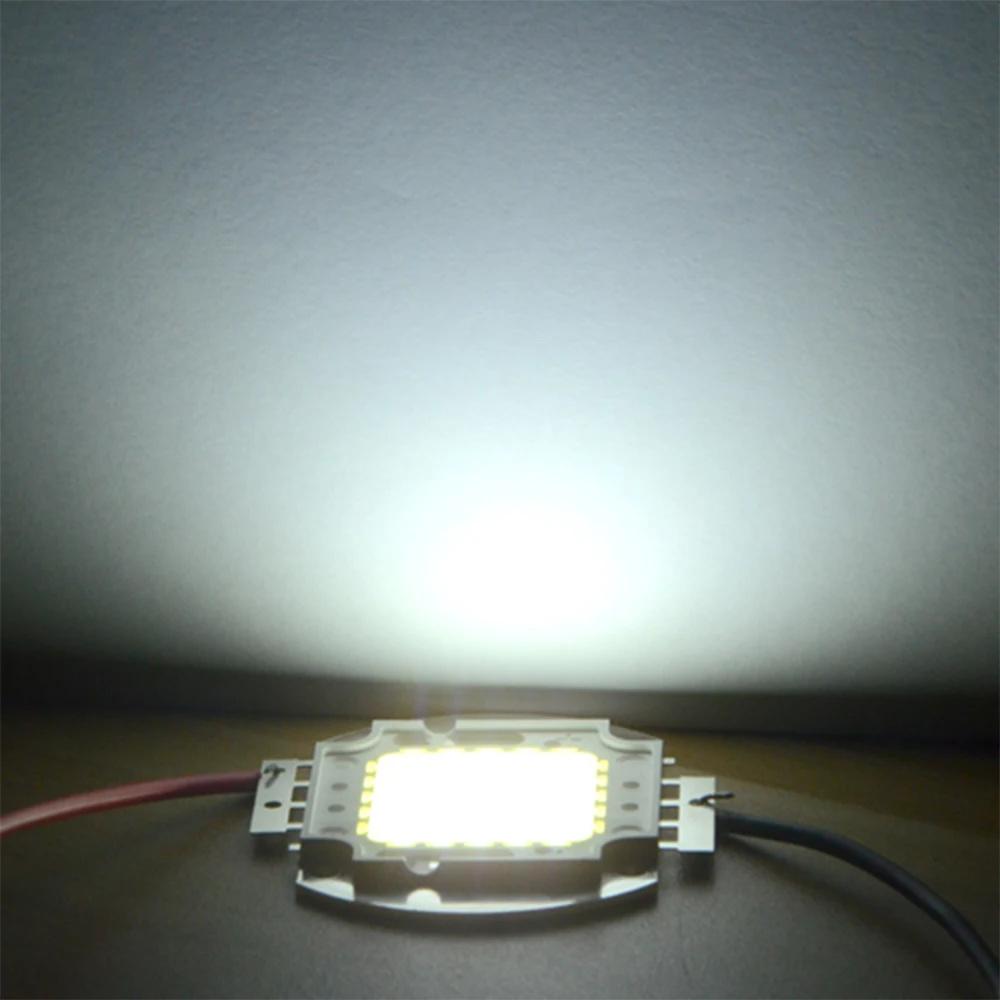 10W 20W 30W 50W 100W White/Warm White LED Chip DC 12V 36V COB Integrated High Power Lamp Beads DIY Floodlight Spotlight Bulb
