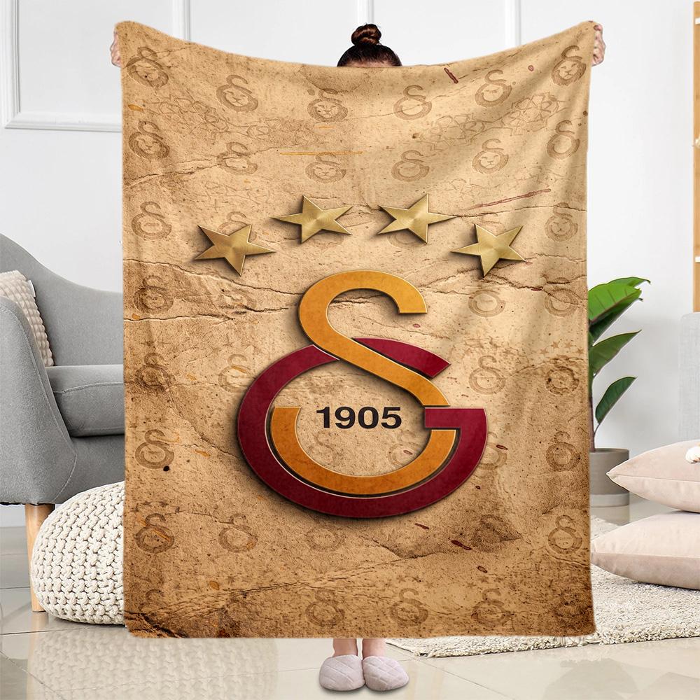 Galatasaray 220 Blanket Durable Comfort Suitable for Bedding Chair Couch Four Seasons Universal Digital Print