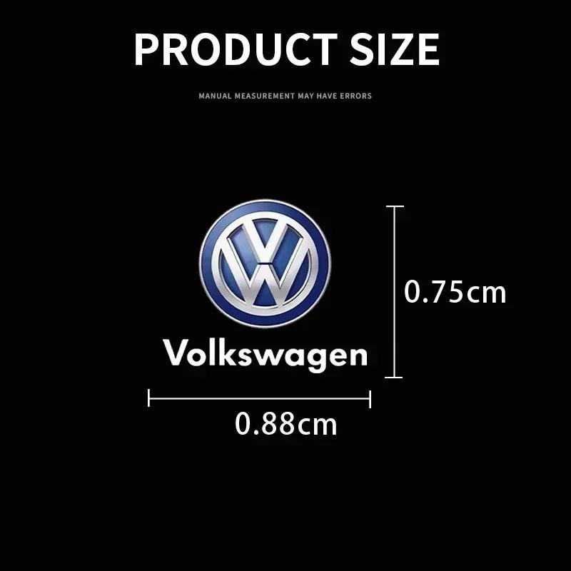 W145Car Interior Steering Wheel Dashboard Central Stickers Badge For Volkswagen Caddy Scirocco CC Golf VI 4 MK7 Beetle GTI R Line