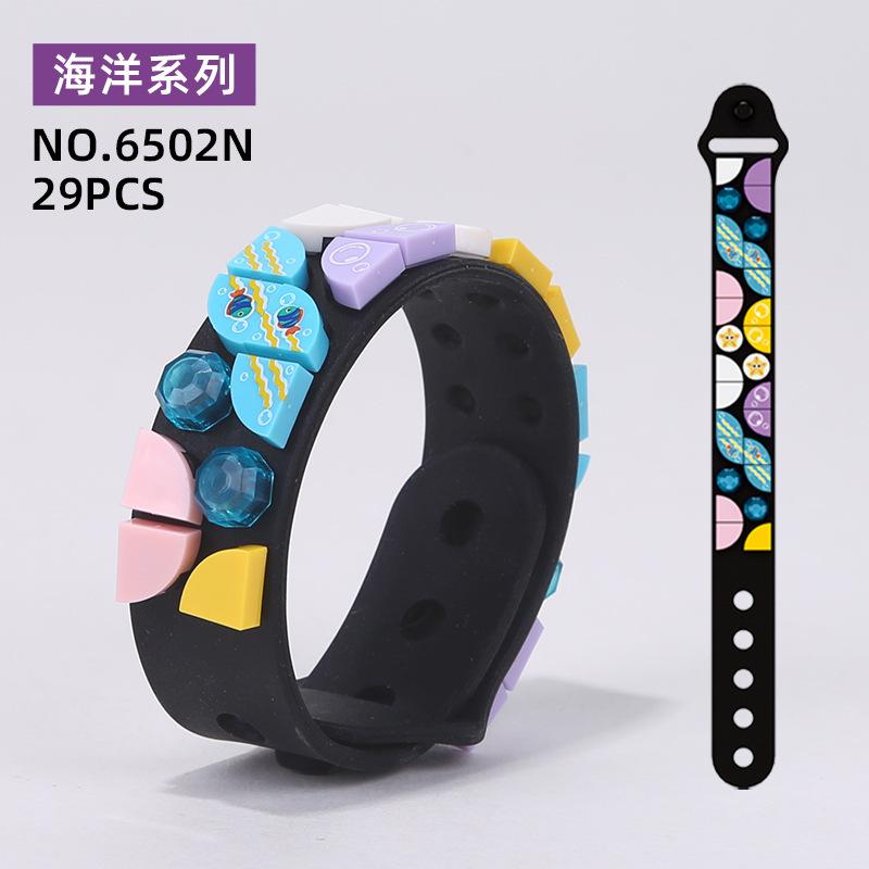 

Non-Toxic New Diy Dots Go Team!Building Block Toys 41900 41901 41902 41903 41911 41912 Silicone Bracelet Cartoon Children S Day Gift
