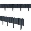 Garden Palisade Garden Linea Anthracite 78.5X0.8Xh10.5 Cm