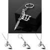 Tattoo Machine Shape Geometric Pendant Necklace With Alloy Charm For Travel Gifts