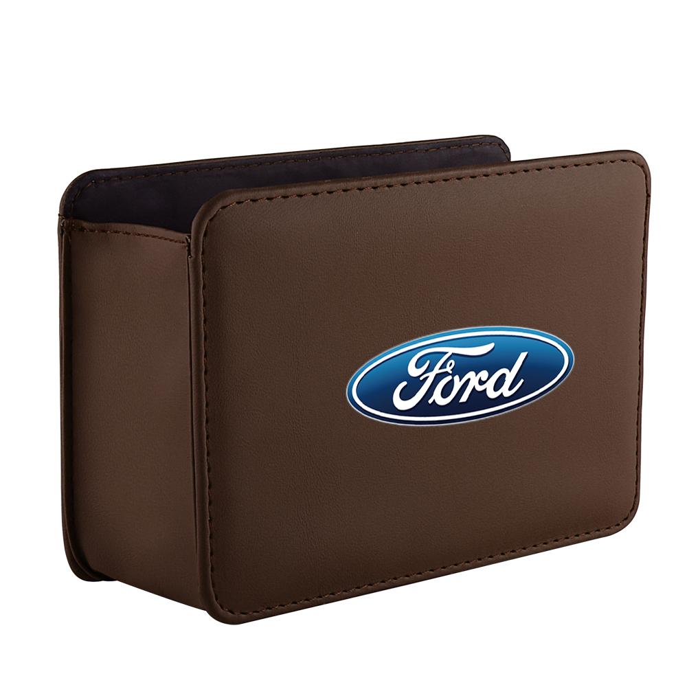 1Pcs Leather Car Door Side Seat Back Storage Bags For Ford Focus Ford ST Mondeo RS MK2 MK4 MK3 Fiesta Mustang Shelby Escape Kuga