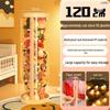 Zippered Plush Doll Storage Basket - Children's Transparent Toy Organizer