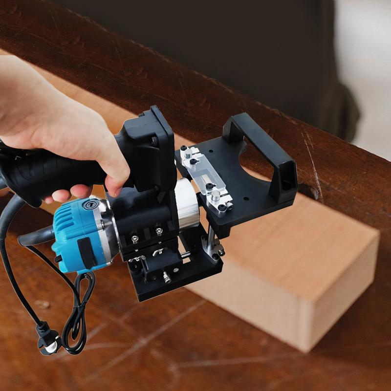 Mortise and Tenon Jig Tools Slotting Machine Jig Stand Height Adjustable Trimming Machine Hole Stand portable slotting rack