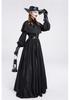 Costume da Medico della Peste Steampunk Corvo per Halloween con Becco Lungo