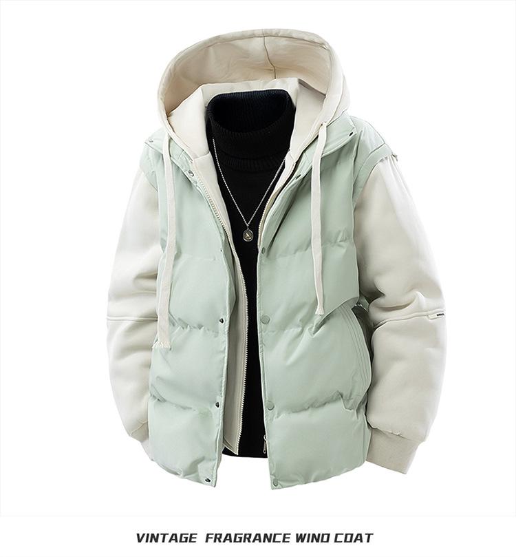 Unisex Thickened Cotton Hooded Jacket - Trendy, Warm, and Versatile Winter Outerwear