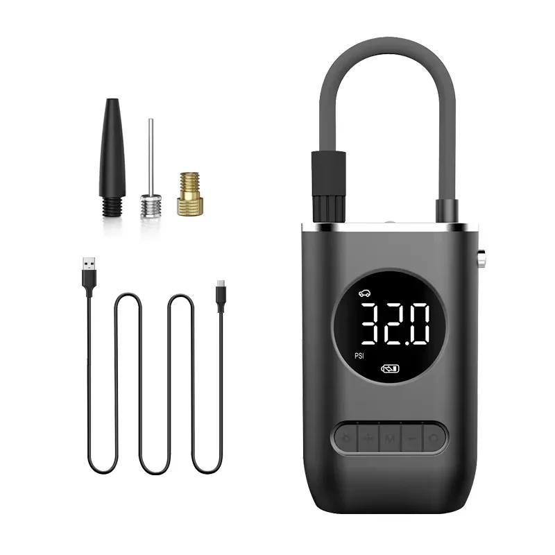 Mini Quick Inflating Air Pump Tire Inflator for Motocycle Bicycle Balls Portable Compressor Digital Cordless Car Tyre Inflator