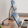 Heavy Duty Portable Monitor Stand Mount For Devices 360°Rotation Adjustment Height Aluminum Construction Holder
