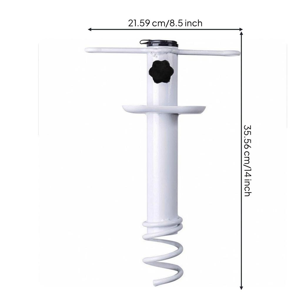 Ground Anchor Heavy Duty Beach Umbrella with Cross Handle