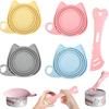 Reusable 3 In 1 Pet Food Can Plastics Cover Dogs Cats Storage Tin Cap Lid Seal Cover Pet Supplies Suitable For 8.5cm/7.5cm/6.5cm
