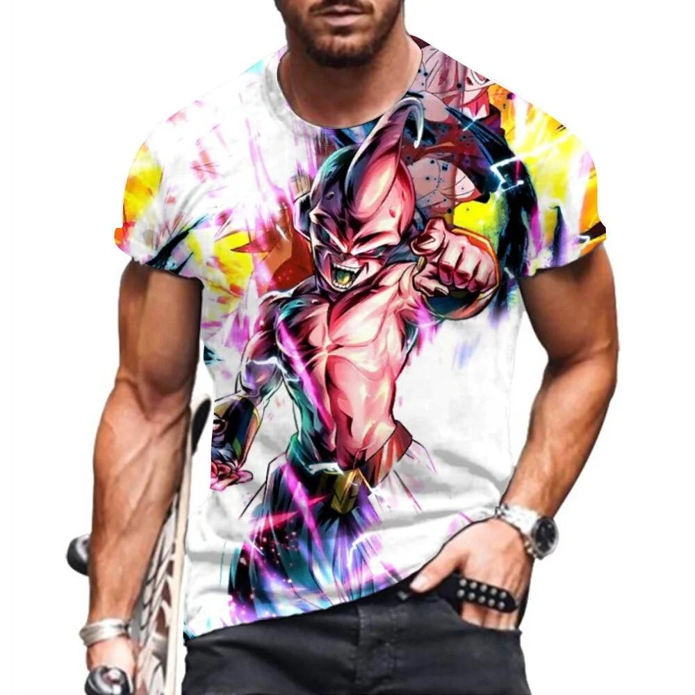 Dragon Ball Tshirt Clothes Kakarot Goku Super Saiyan Vegeta Fashion Streetwear