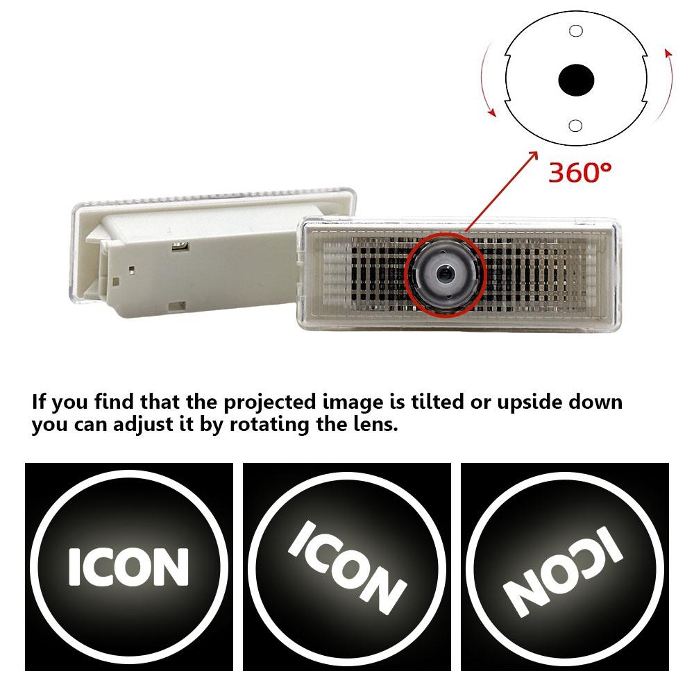 For BMW Welcome Car Door Light F20 F21 F52 F45 F46 F34 G30 G31 G38 G32 G11 F48 F49 GO1 F26 E70 F15 E71 F16 Icon Lamp Projector