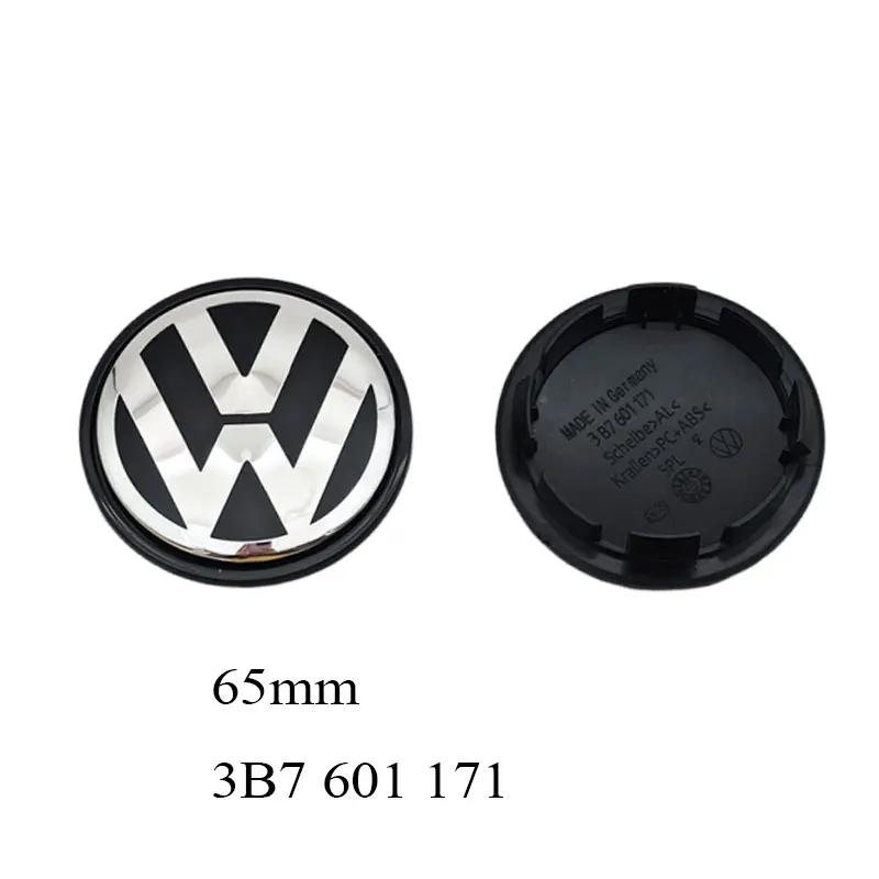 2026 Hot Emblems For VW Volkswagen Jetta MK5 Golf 4pcs/set 65mm Car Wheel Center Caps Rim Hub Caps For Volkswagen VW Golf 6 Pass ZG9