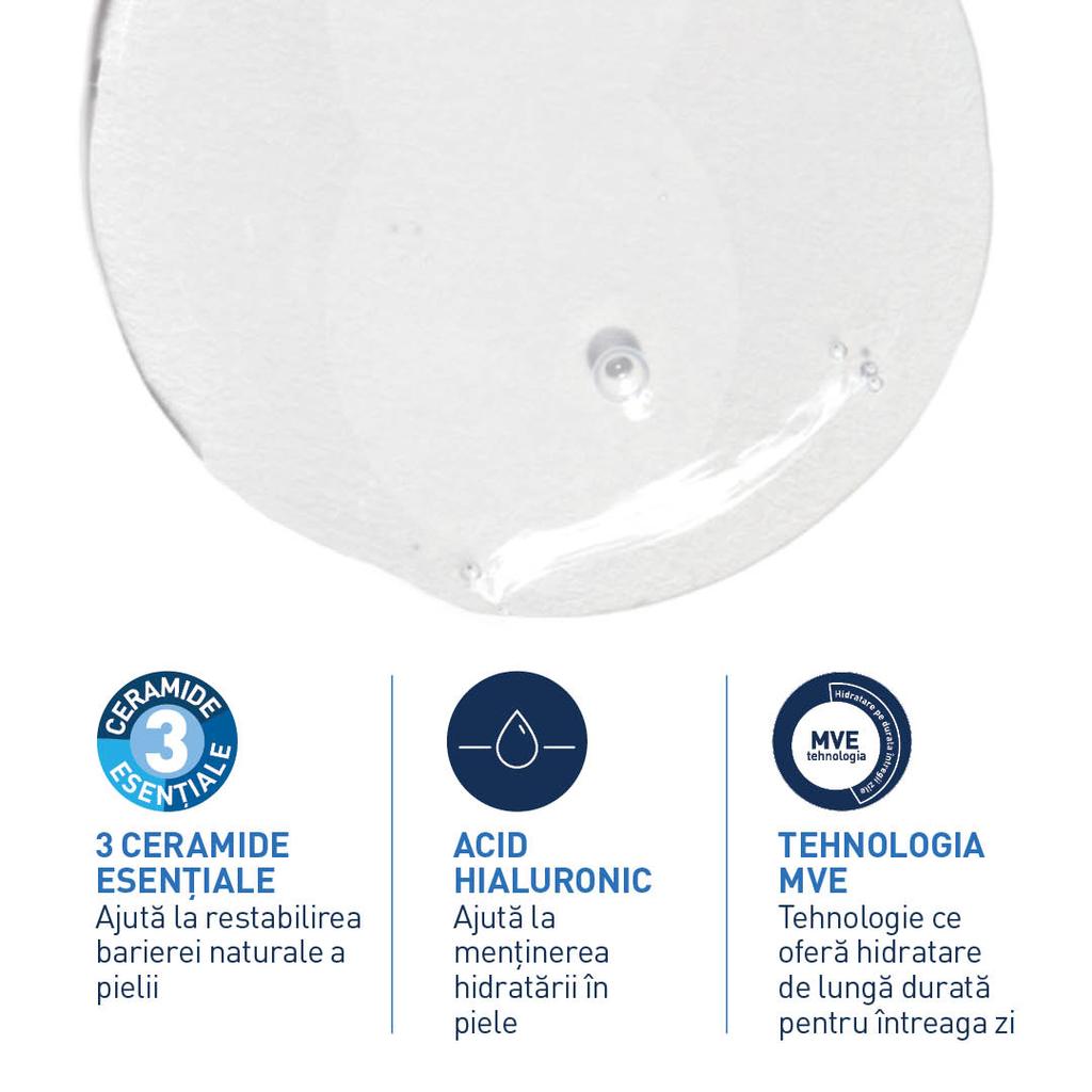 CeraVe Hydrating Facial Cleanser Gel with Ceramides and Hyaluronic Acid for Normal To Dry Skin, 976 Ml