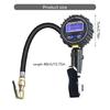 Professional Quick Response Tire Pressure Tester Inflation Tool with Digital Display for Mechanic Automotive Enthusiasts