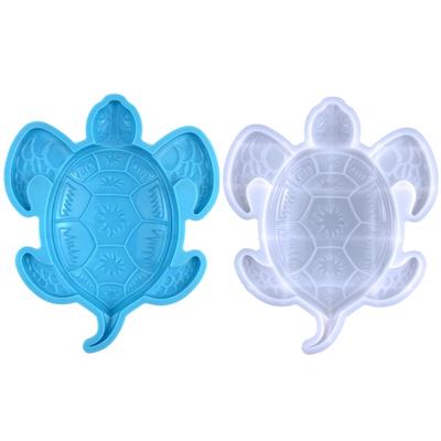 Schildkröte Epoxidharzform, Tiere Silikonharzform Meeresschildkröte Epoxid-Gießform für DIY-Wandbehänge, Heimdekorationen