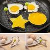 Edelstahl Typ 5 Stück Omelett Formmaschine Omelettform Pfannkuchen Omelett Kochwerkzeuge Küchenzubehör Kleine Werkzeuge